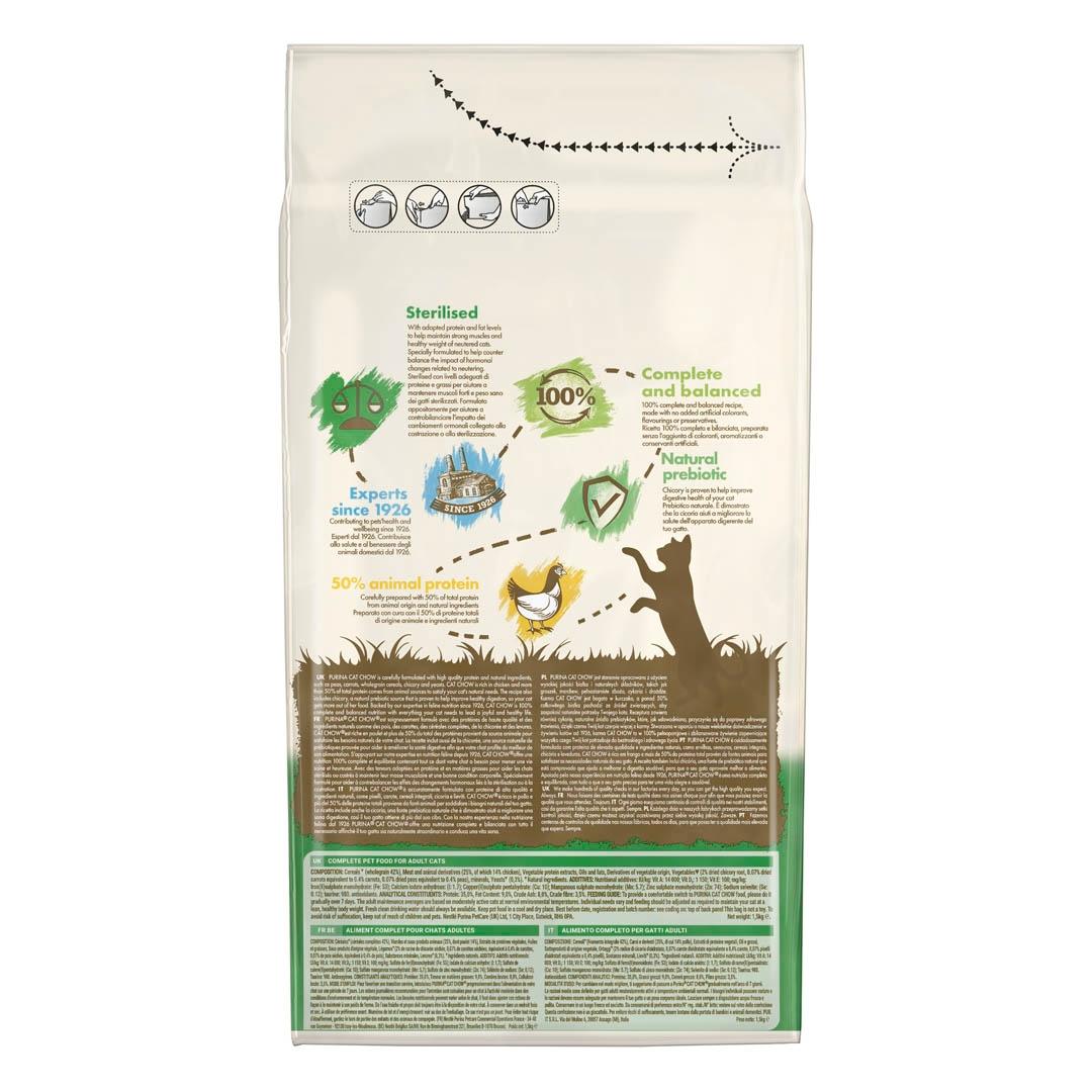 Cat Chow Pollo Gatos esterilizados 3 kg