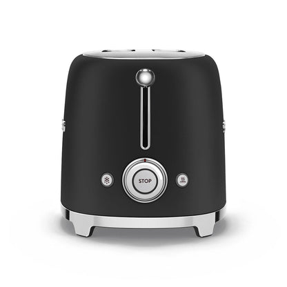 Tostador SMEG 2 ranuras 50's Style negro