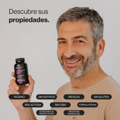 Trans-Resveratrol y NAD+ Liposomal con Quercetina y Piperina, Zenement, 90 Cápsulas Veganas
