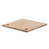 1 superficie de trabajo de haya S 650 x 650 x 30 mm Wolfcraft 6043000