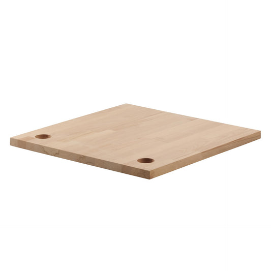 1 superficie de trabajo de haya S 650 x 650 x 30 mm Wolfcraft 6043000