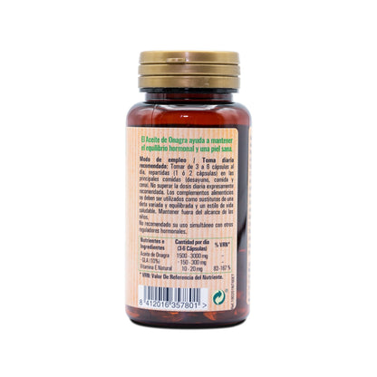 Aceite de onagra, 60 cápsulas blandas. NaturTierra