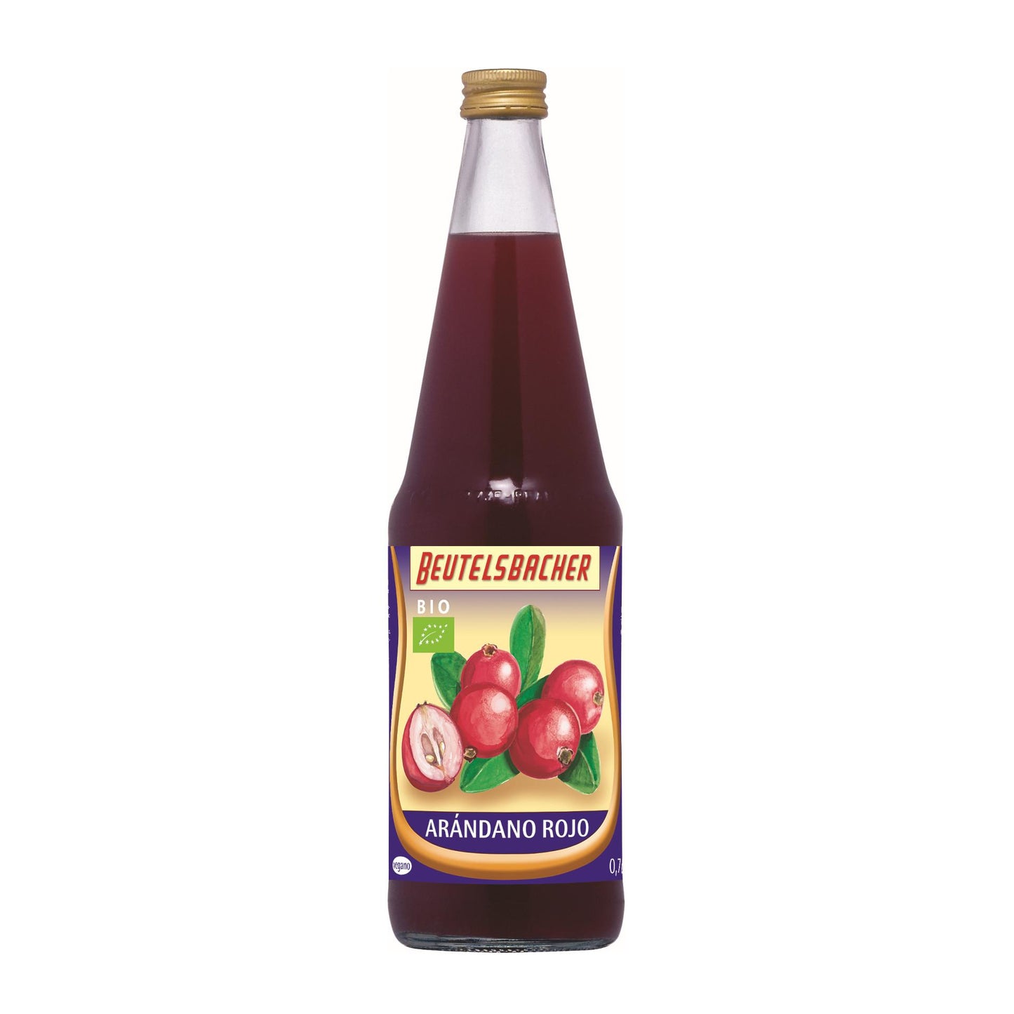 Zumo de Arándano Rojo - Vaccinium Vitis-Idaea Eco Beutelsbacher 700ml