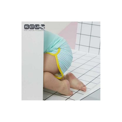 Bañador short de rayitas protector contra rayos UV 12 meses