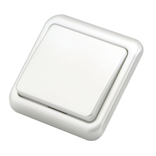 Interruptor conmutador empotrable Blanco Duolec