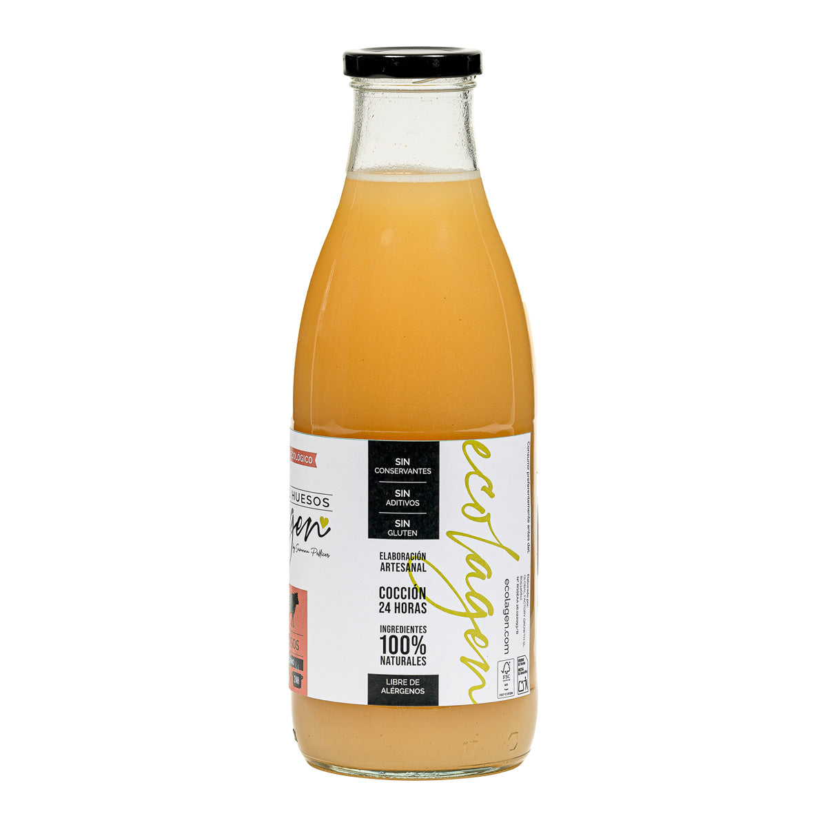 Caldo de huesos ecológico "sólo huesos" pollo y ternera Ecolagen 1L