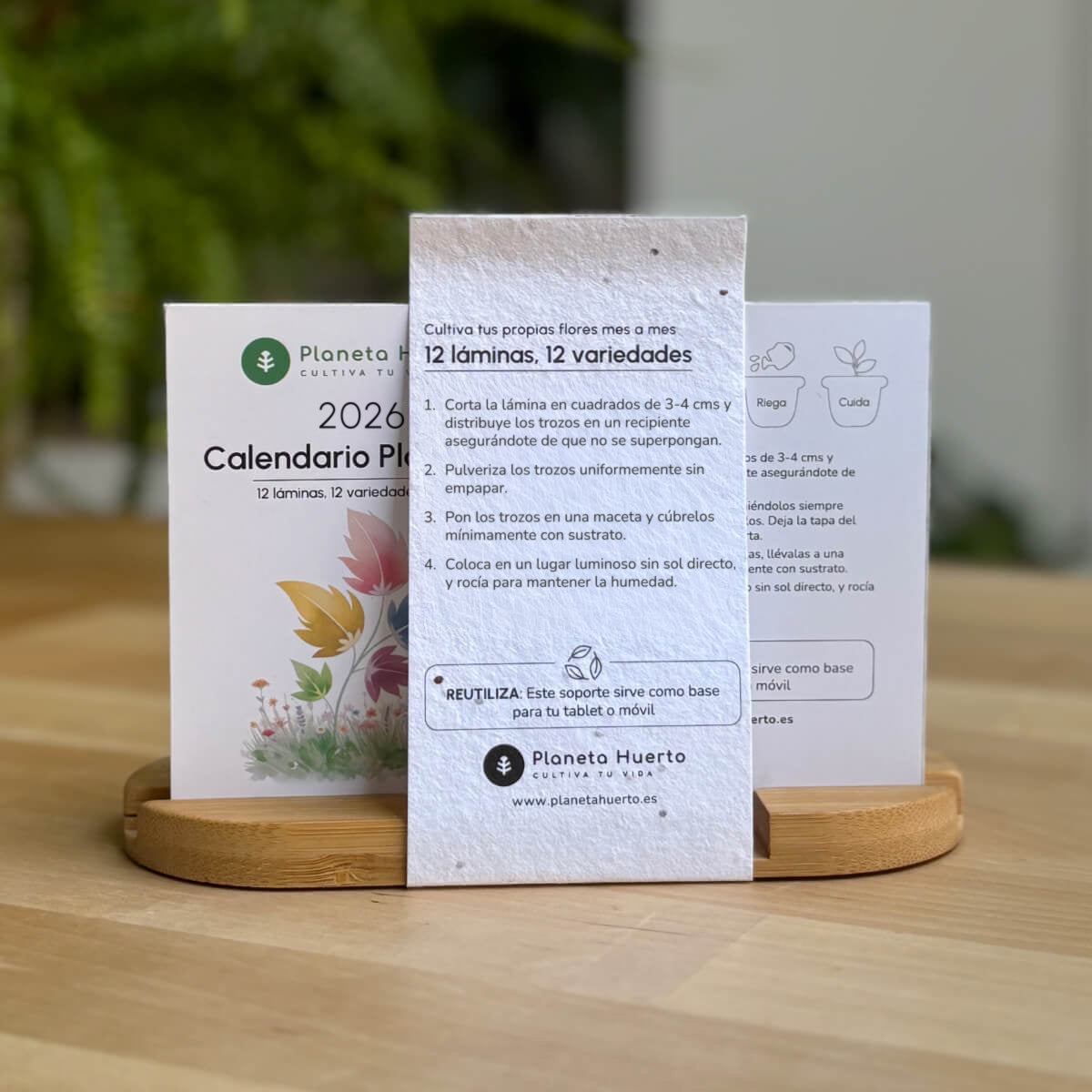 Calendario plantable 2026 Planeta Huerto Transforma el tiempo en naturaleza