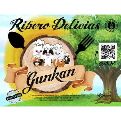 Gunkan de Caléndula y Rosa Ribero, Snack sushi para conejos y roedores