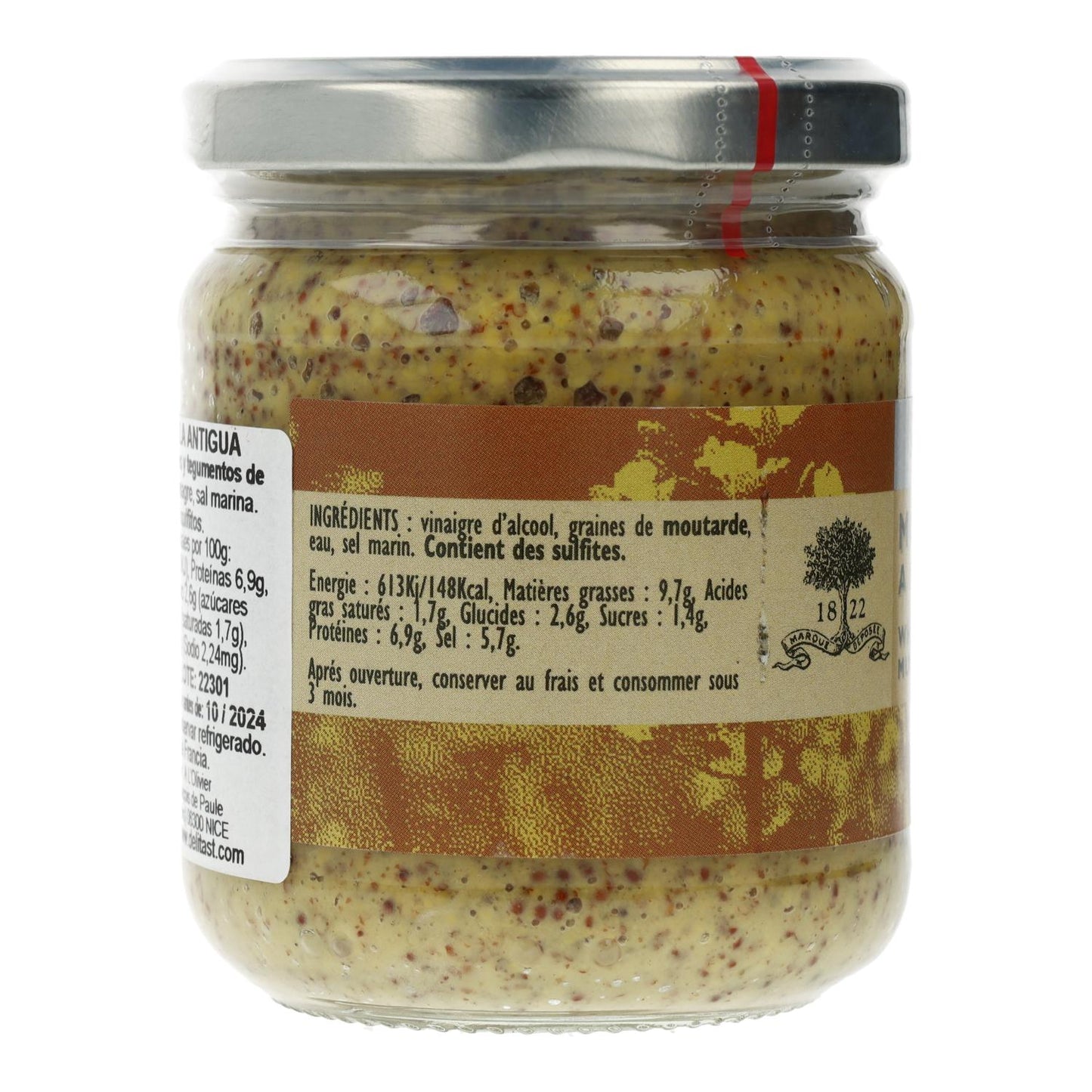 Mostaza a la Antigua A Lolivier 200 g