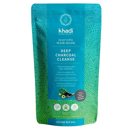 Mascarilla capilar DETOX carbón activo Khadi 50 g
