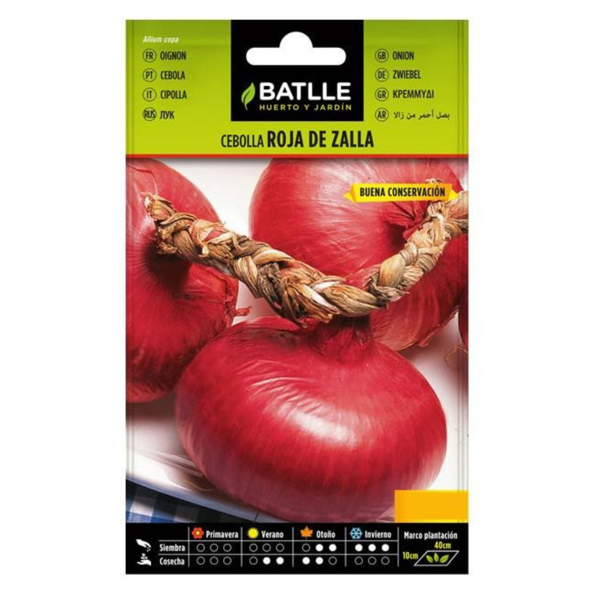 Semillas de  Cebolla Roja de Zalla