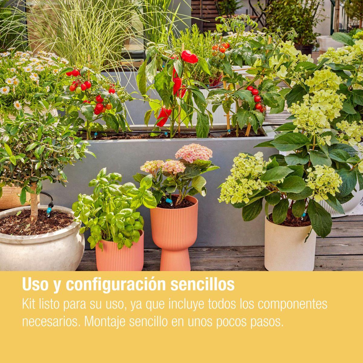 Riego por microgoteo Set Terraza (30 plantas) Microdripsystem Gardena