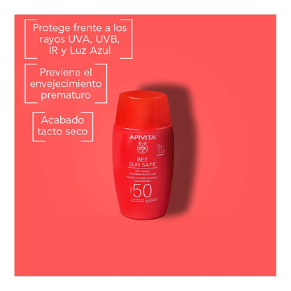 Fluido Toque Seco SPF50 Bee Sun Safe Apivita 50 ml