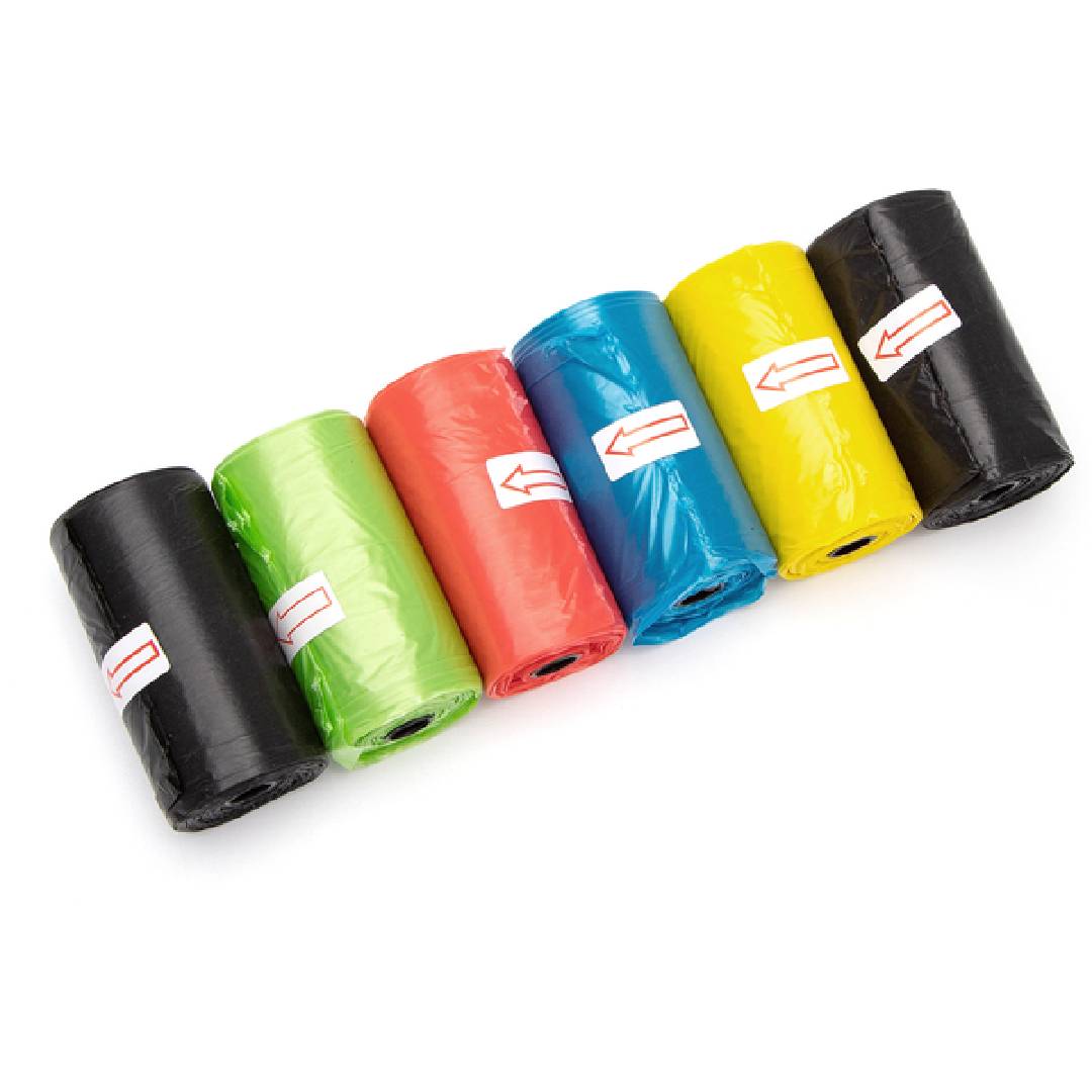 Bolsas biodegradables para excrementos 6 Rollos - 90 bolsas Nobleza