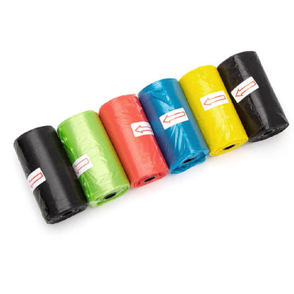 Bolsas biodegradables para excrementos 6 Rollos - 90 bolsas Nobleza