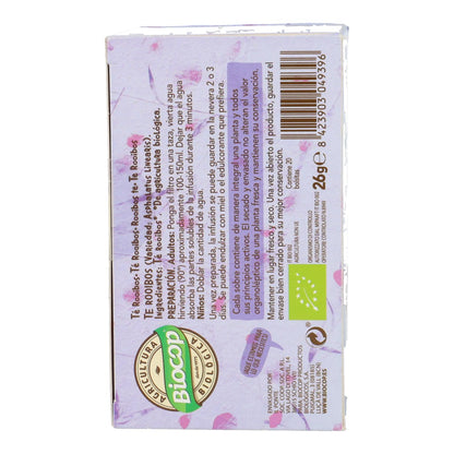Té Rooibos Biocop Giardino, 20 Bolsitas