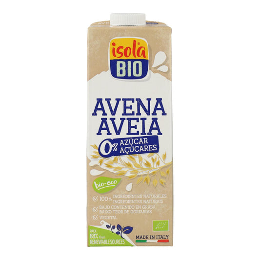 Bebida de Avena 0% azúcares BIO, 1L. Isola Bio