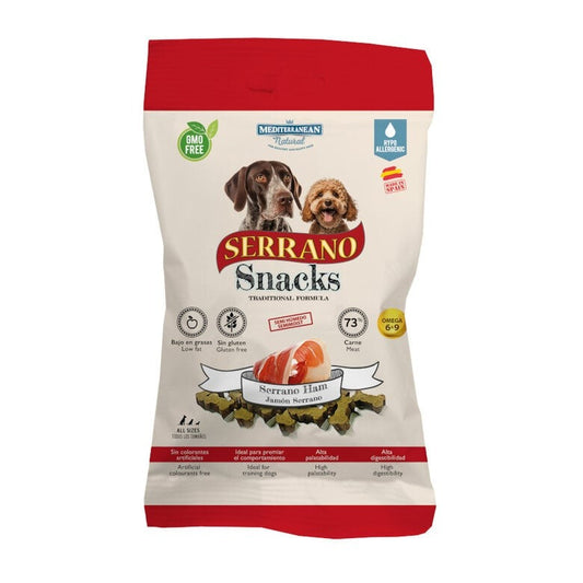 Serrano Snacks de jamón serrano para perros 100 g Mediterranean