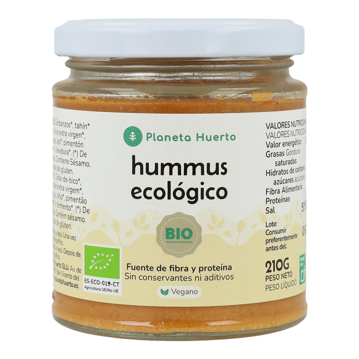 Hummus ECO Planeta Huerto 210 g