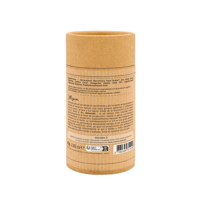 Protector solar mineral sólido SPF50 con aceite de Karanja  Sin perfume Comme Avant 80 g
