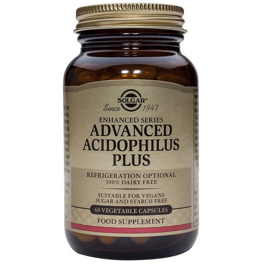 Acidophilus Plus Avanzado Solgar 120 cápsulas vegetales