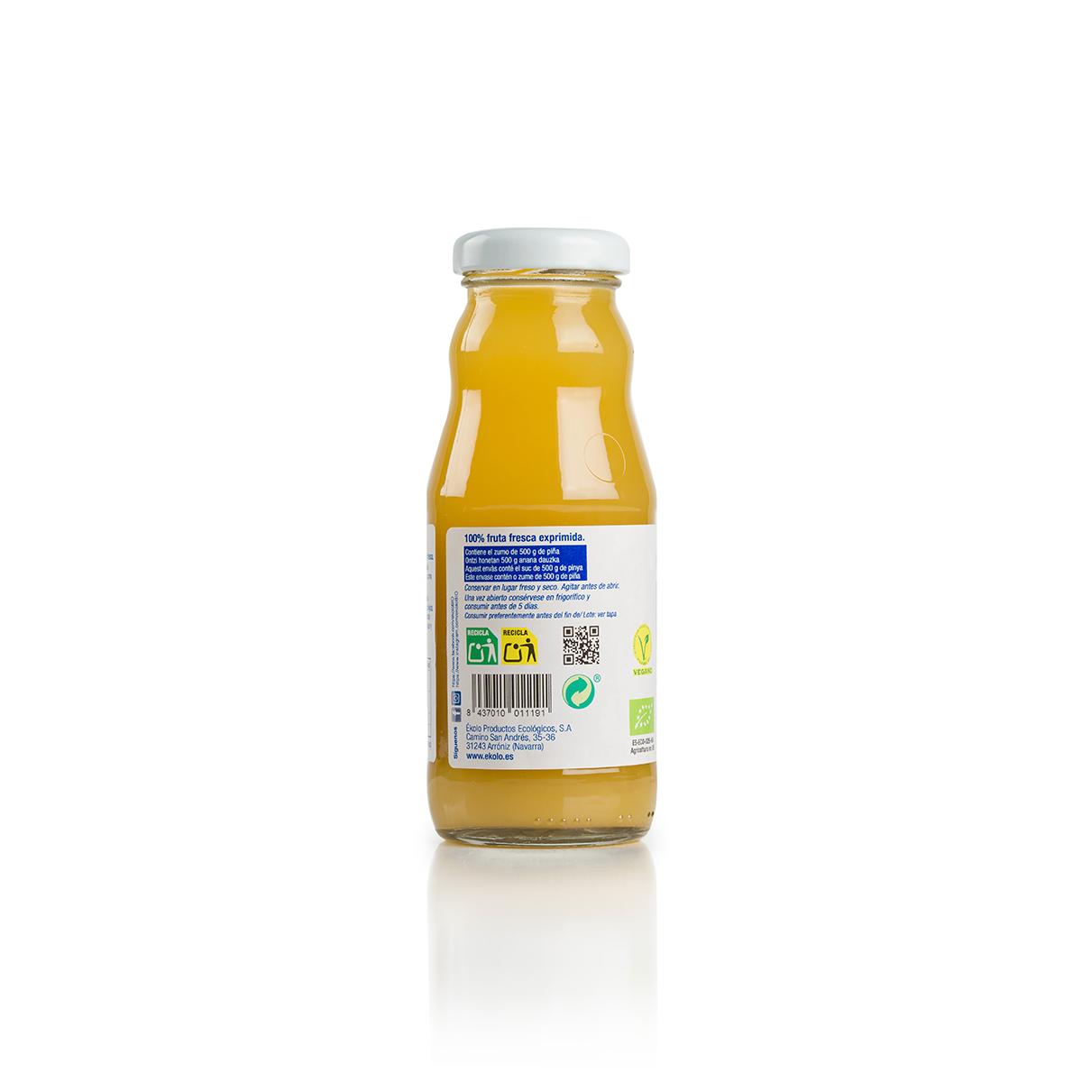 Zumo de Piña Bio 100% exprimido Ékolo