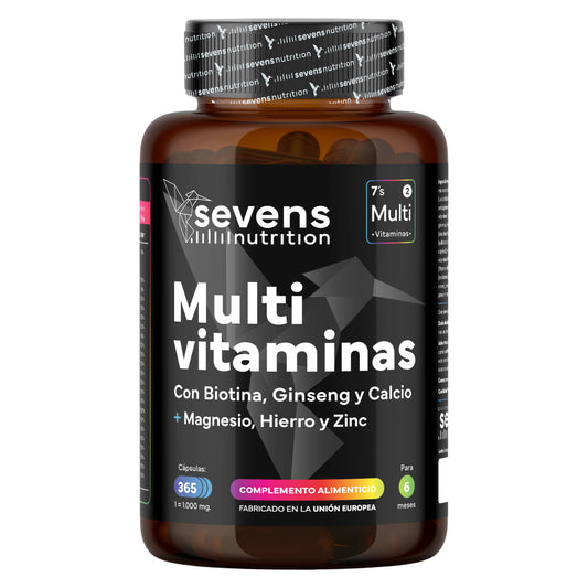 Multivitaminas Sevens Nutrition 365 cápsulas