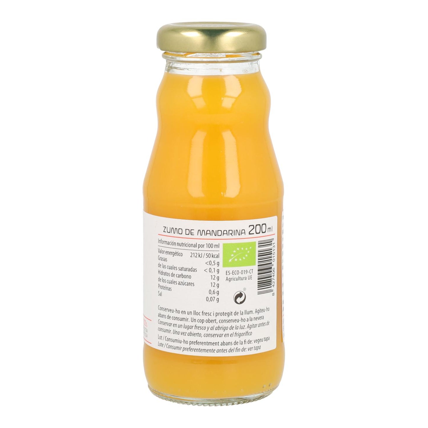 Zumo de Mandarina ECO Cal Valls 200ml
