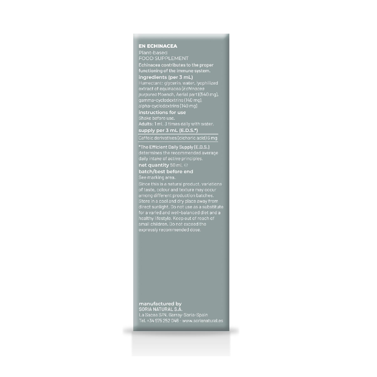Extracto de Equinácea Soria Natural, 50 ml
