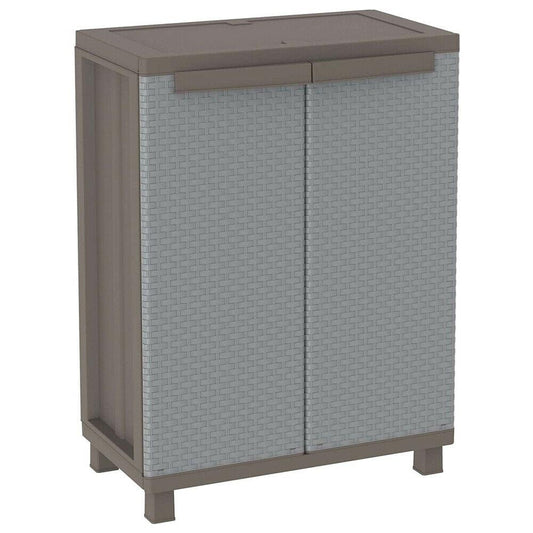 Armario de resina J-Rattan Bajo