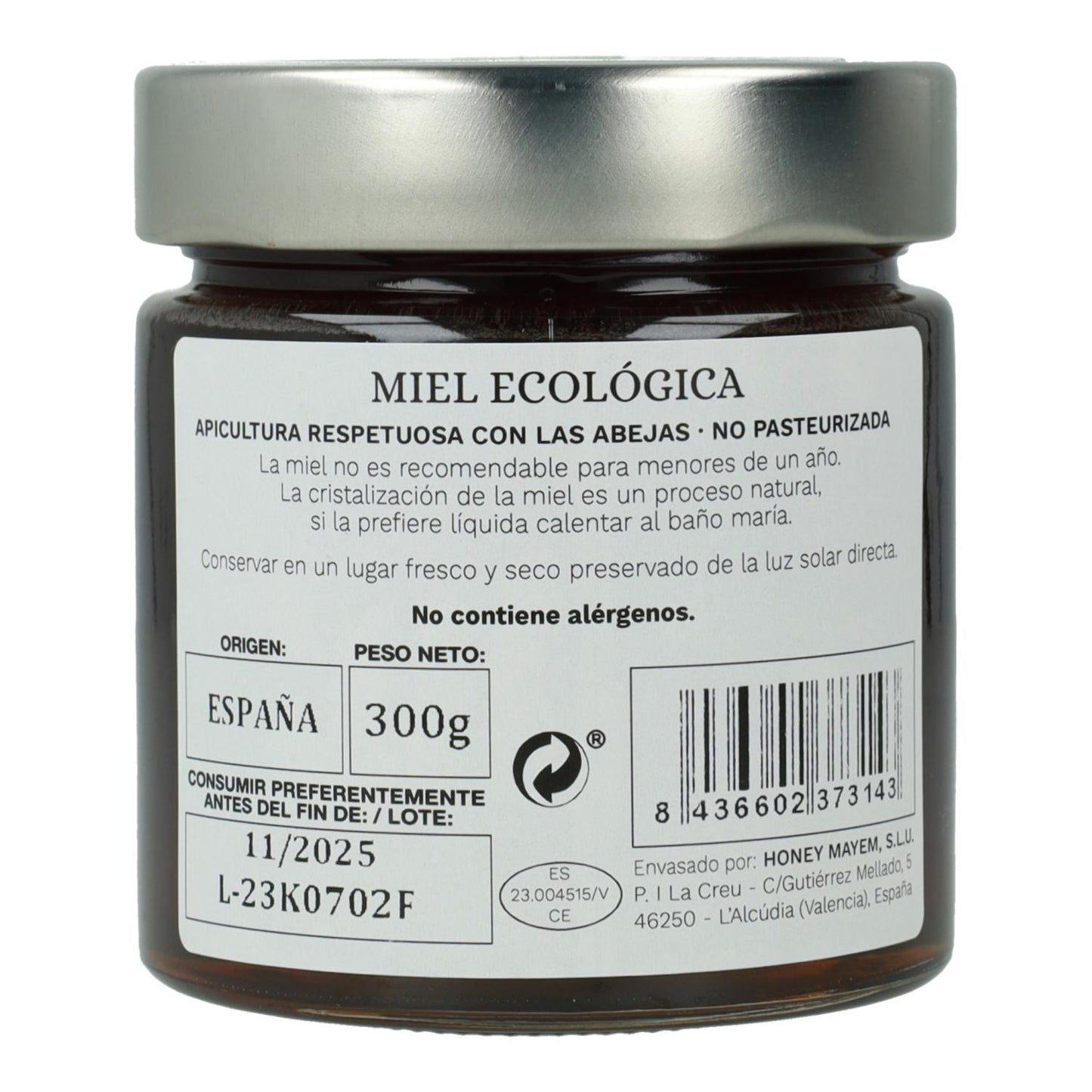 Miel montaña bio Mayem 300 g
