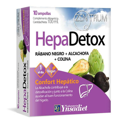 HepaDetox Ynsadiet 10 ampollas