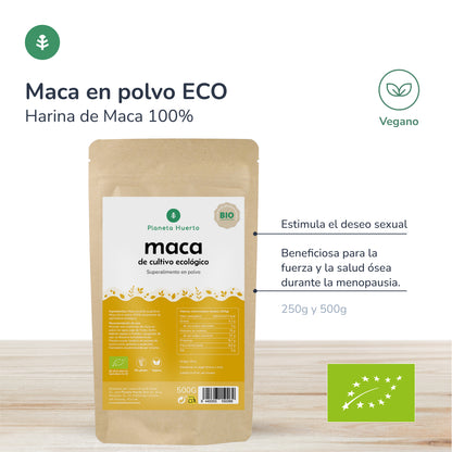 Maca en polvo ECO Planeta Huerto 500 g