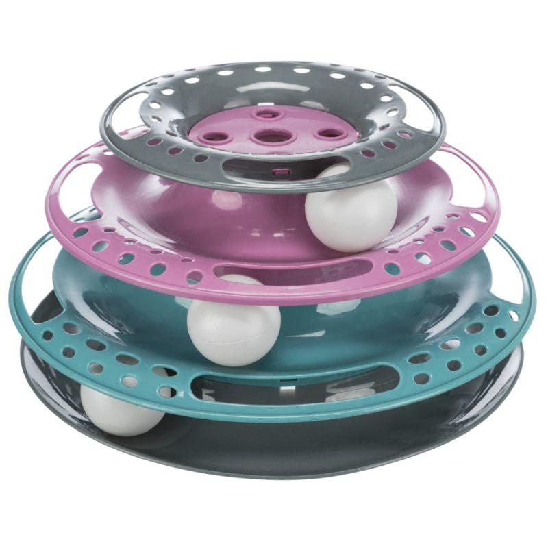 Trixie Torre Círculo de juego, Plástico, ø25 cm/13 cm