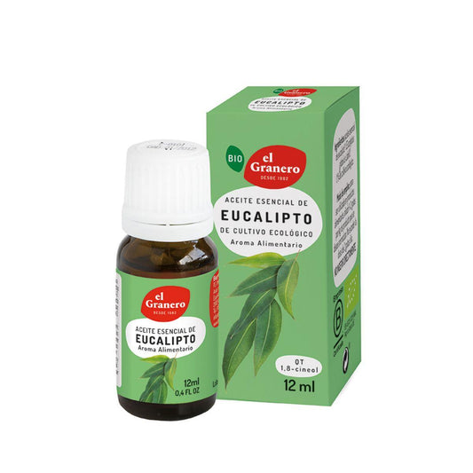 Aceite Esencial Eucalipto Biológico El Granero, 12 ml