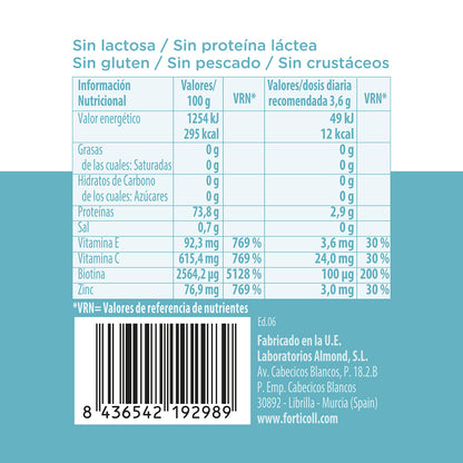 Colágeno Bioactivo Piel y Cabello Forticoll, 120 comprimidos