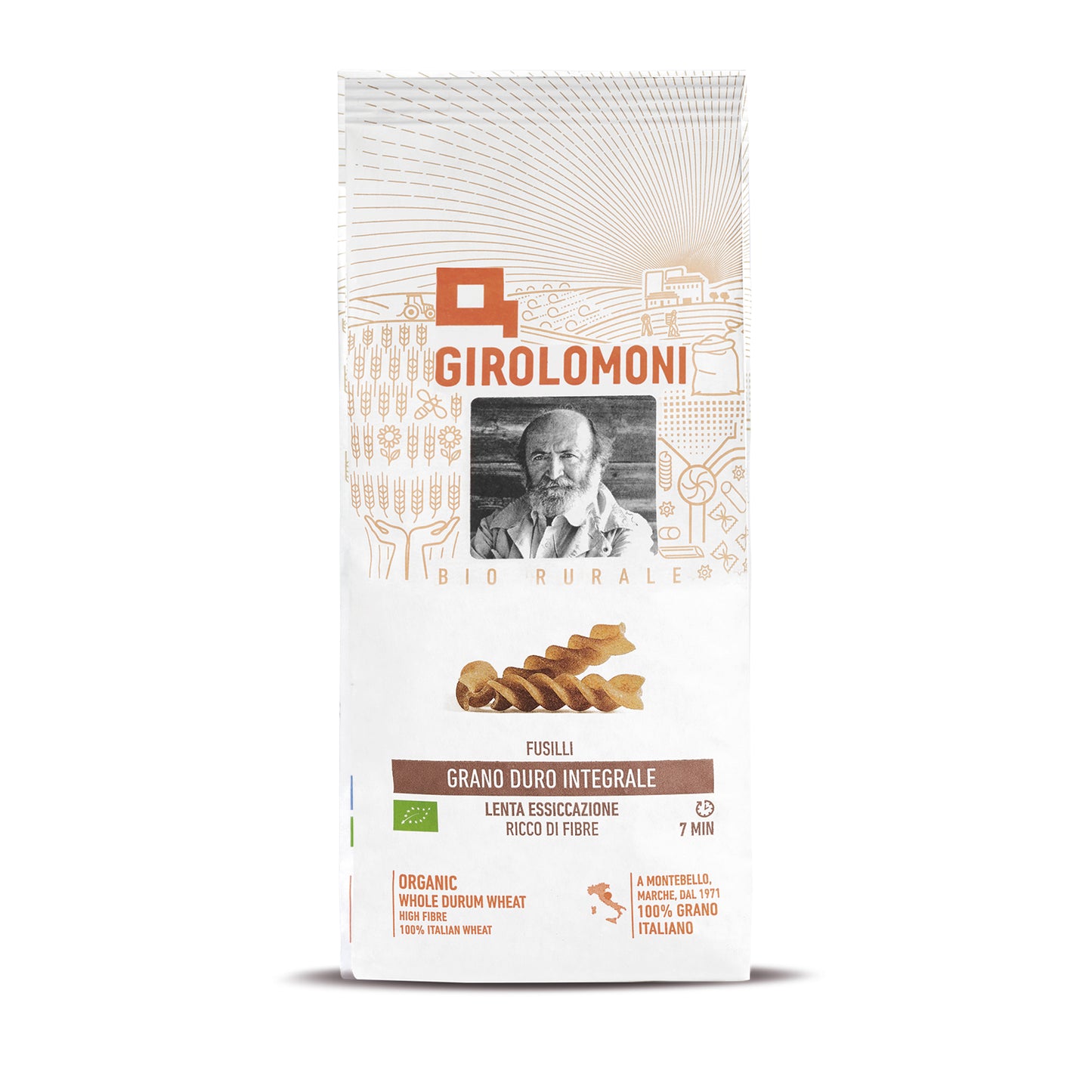 Fusilli integral bio Girolomoni 500g