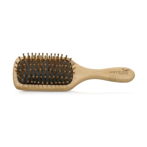 Cepillo de pelo antiestático bambú