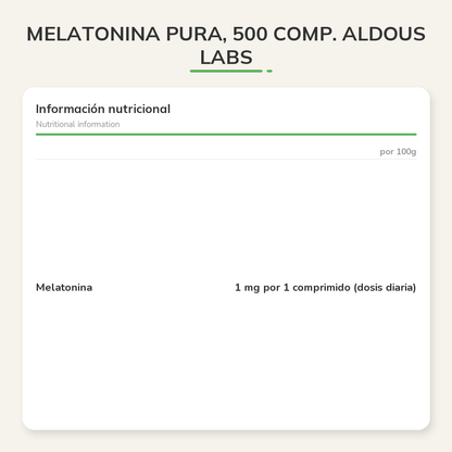 Información nutricional