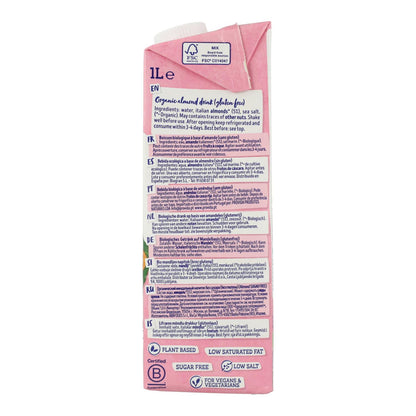 Bebida de Almendras Sin Azúcar Bio Isola Bio 1 L