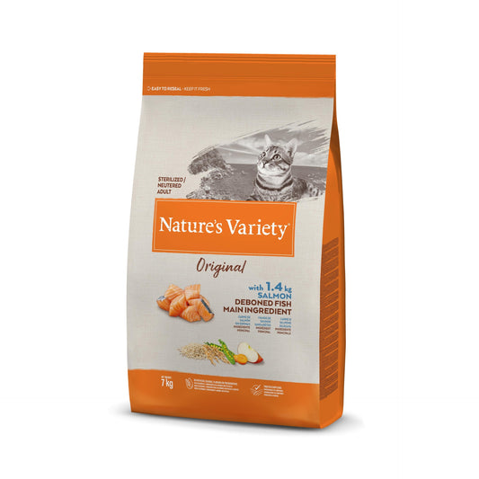 Nature's Variety Feline Adult original Esterilizado Salmon 7kg