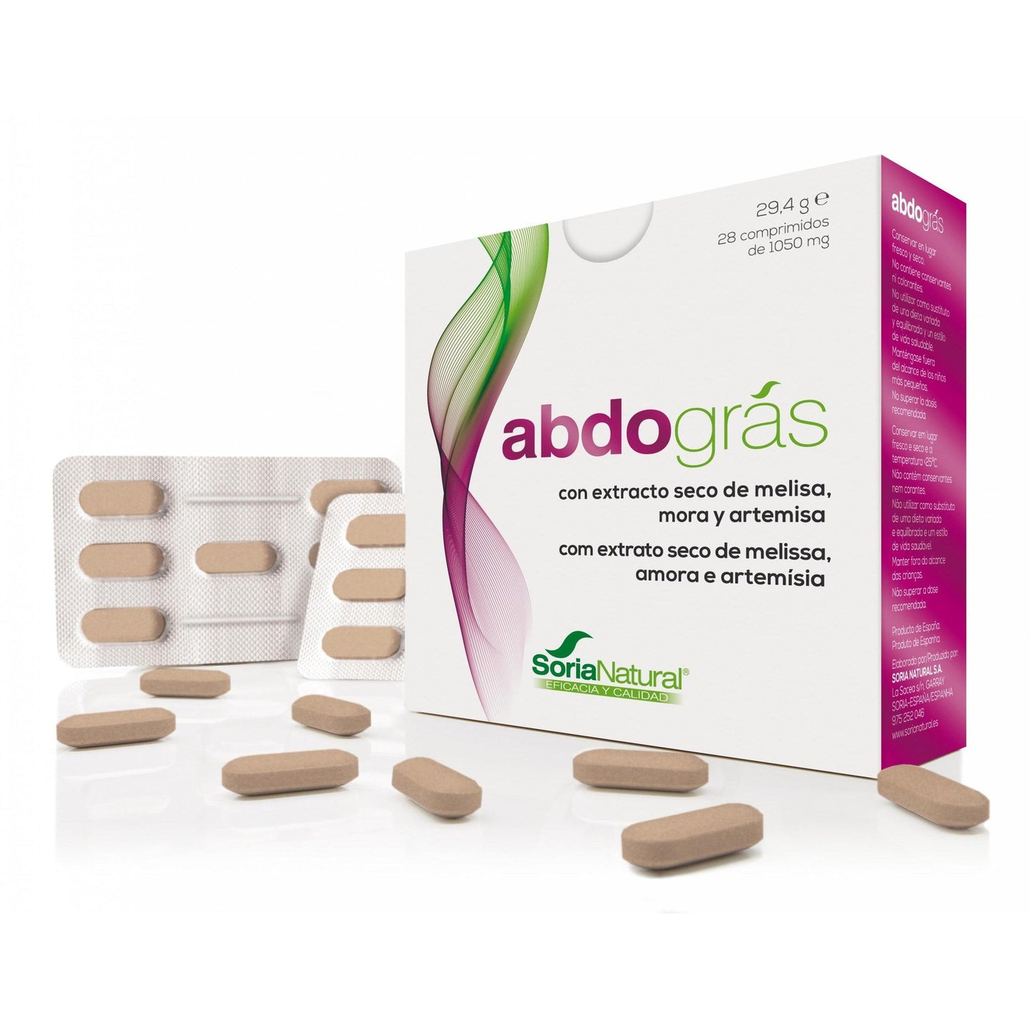 Abdográs Soria Natural, 28 comprimidos