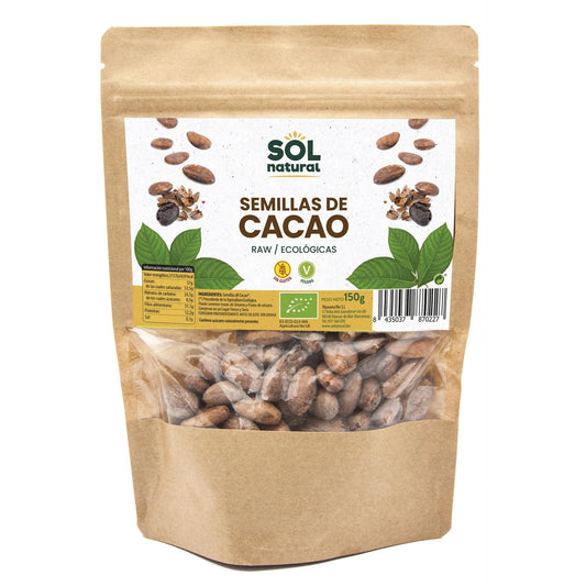 Semillas de Cacao Crudo Bio Sol Natural 150 g