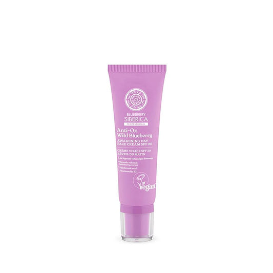 Crema de día facial Vigorizante SPF20 BlueBerry Natura Siberica 50 ml