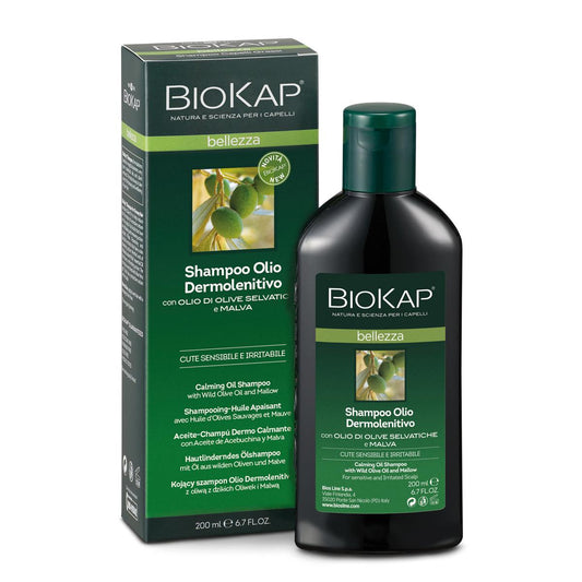 Champu Dermo Calmante With Wild Olive Oil And Mall Biokap