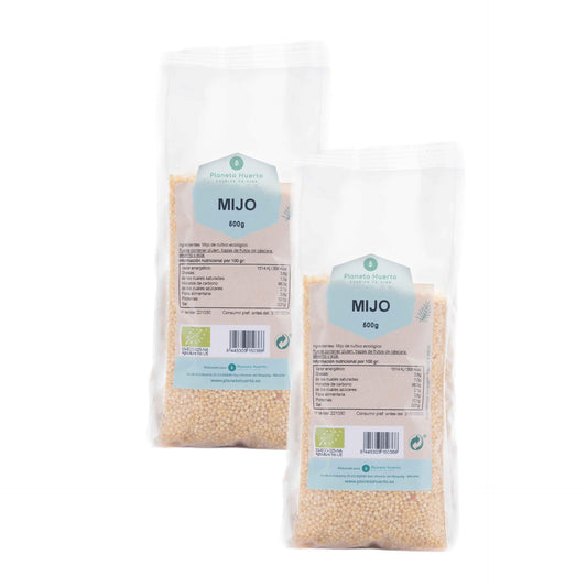 Pack 2x Mijo pelado ECO Planeta Huerto 500 g