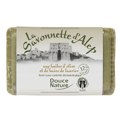Pastilla de Jabón de Alepo 12% Laurel Douce Nature