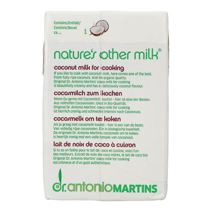 Coco Milk crema para cocinar BIO Dr. Antonio Martins 500 ml