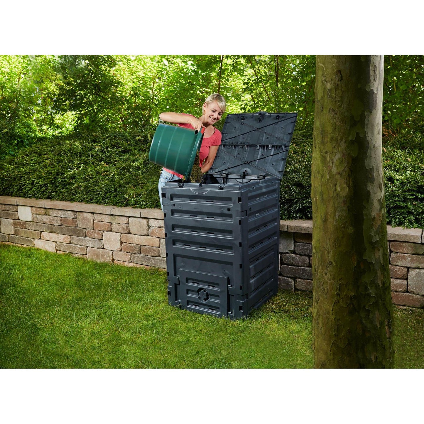Compostador Eco Master Graf 300 L con base