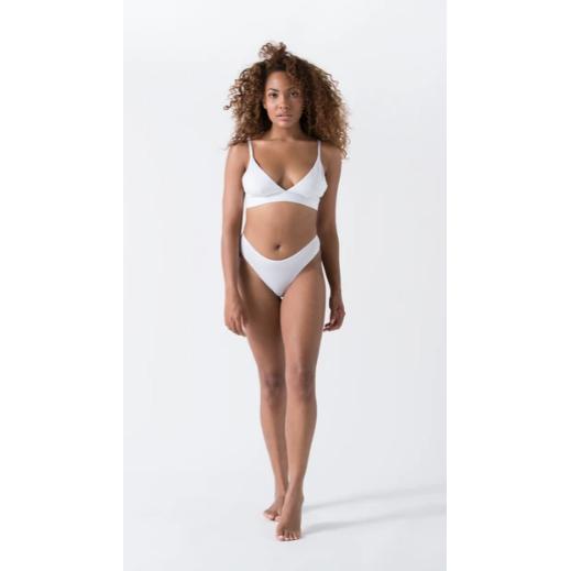 Tanga algodón orgánico blanco Minimalism